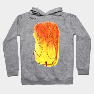 Cockatiel Stretch Watercolor Hoodie